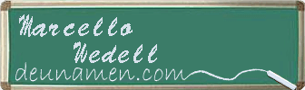 Marcello Wedell Visitenkarte